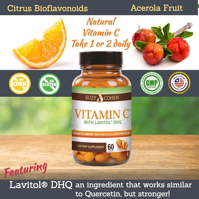 100% Natural Vitamin C from Acerola 250 mg 250 mg, 60 Capsules