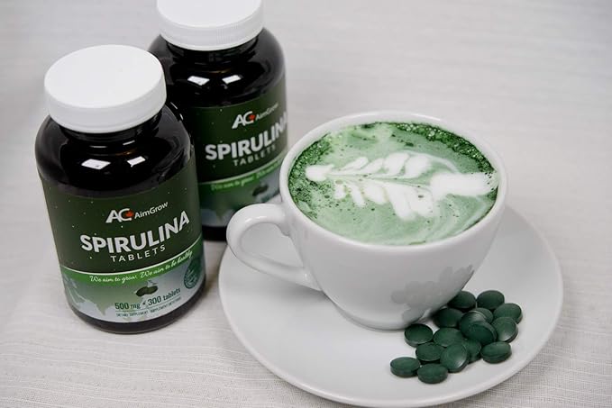 Spirulina Tablets 500mg 300 Tablets Canada