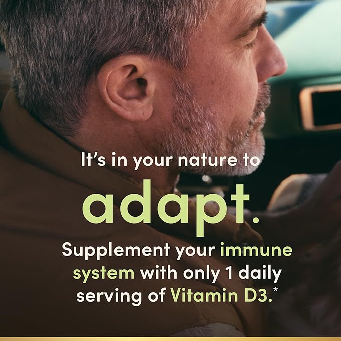 Nature's Bounty Vitamin D3, Immune Support, 125 mcg (5000iu), Rapid 240 Ct