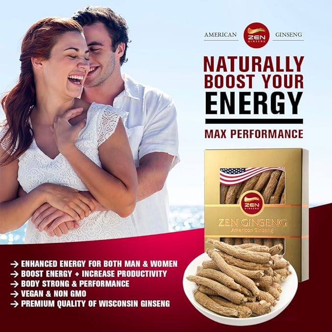 4 Boxes of American Wisconsin Ginseng (16oz)