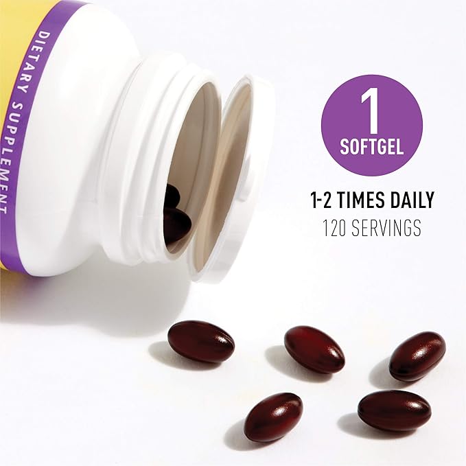 Natural Factors, Coenzyme Q10 50mg, CoQ10 120 softgels (120 servings)