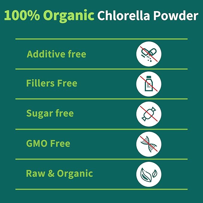 Chlorella Powder Natural with 11 oz