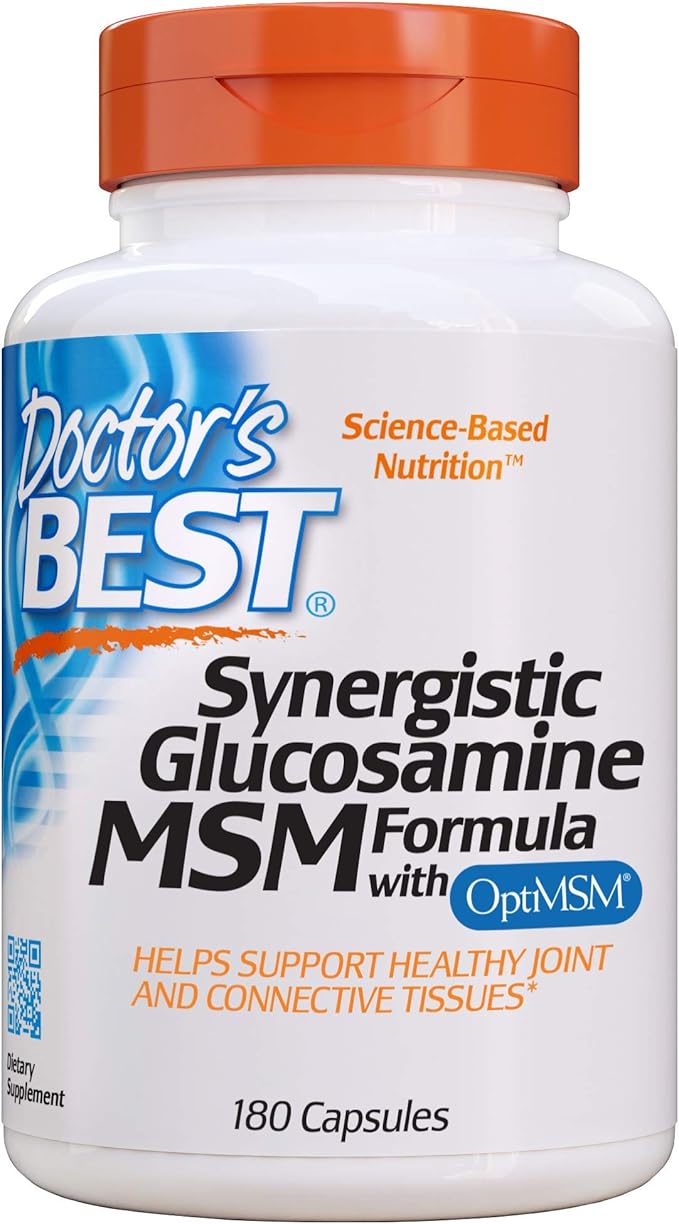 Doctor's Best Synergistic Glucosamine MSM 180 Caps (DRB-00070)