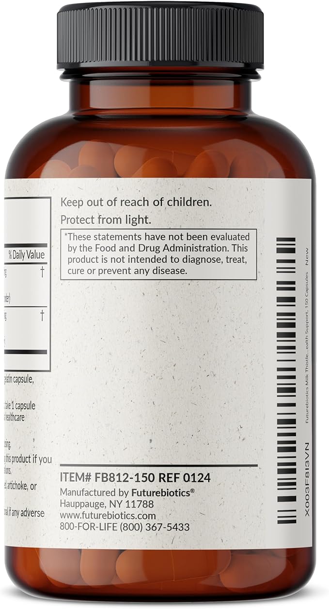 Futurebiotics Milk Thistle Silymarin Marianum & 150 Capsules