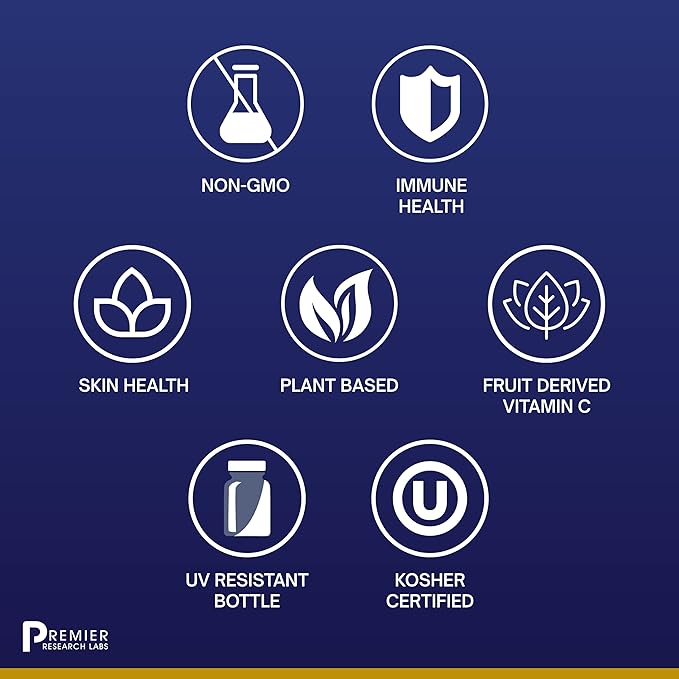 Premier Research Labs Vitamin C Supplement 60 Vegetarian
