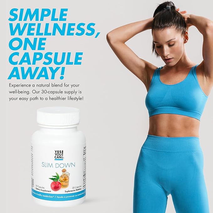 Yes You Can! Slim Down Dietary Supplements 30 Capsules/1 Capsules/1 Month