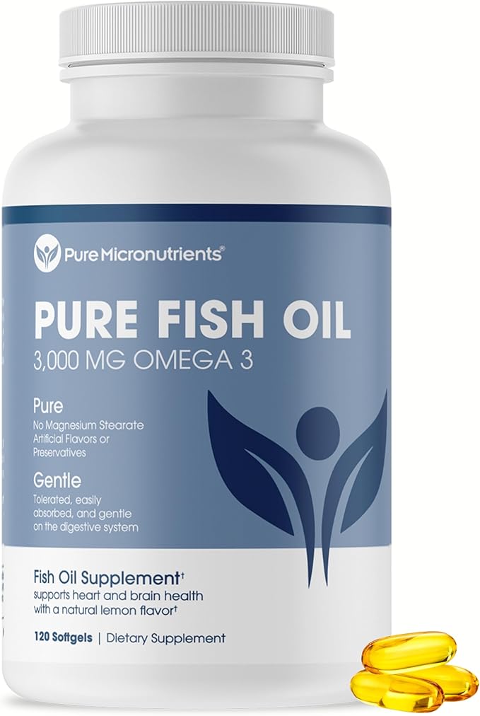 Pure Micronutrients - Omega 3 Fish 3000mg, Triple 120 Softgels