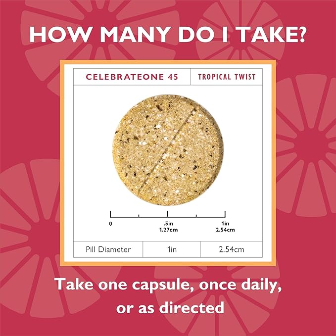Celebrate Vitamins CelebrateONE 45 One A 45 mg 30 count