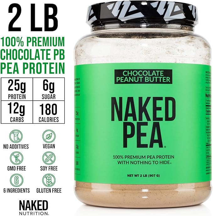 NAKED Pea - Chocolate Peanut Butter 21 Servings