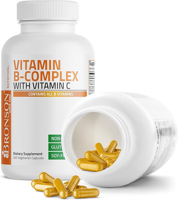 Bronson Vitamin B Complex with Vitamin C 360 Vegetarian