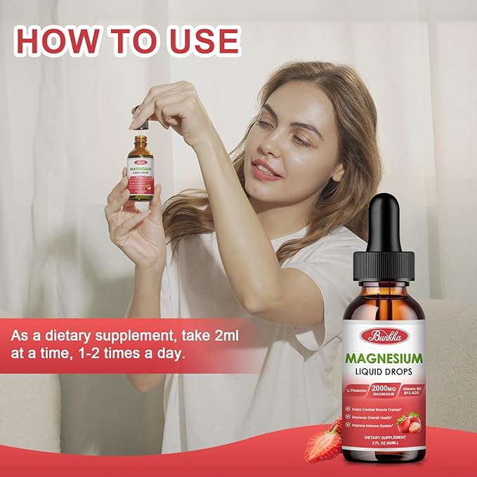 (2 Pack) Magnesium Glycinate 500mg Supplement,
