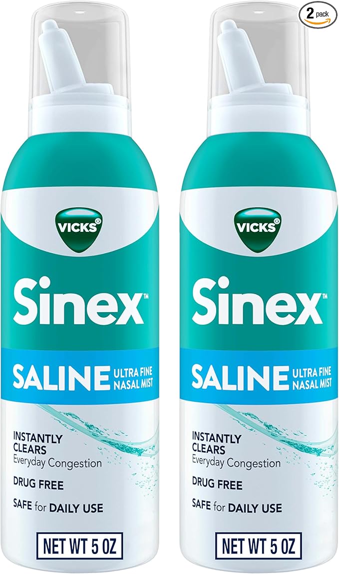 Vicks Sinex SALINE Nasal Spray, Drug 5.0 fl 2