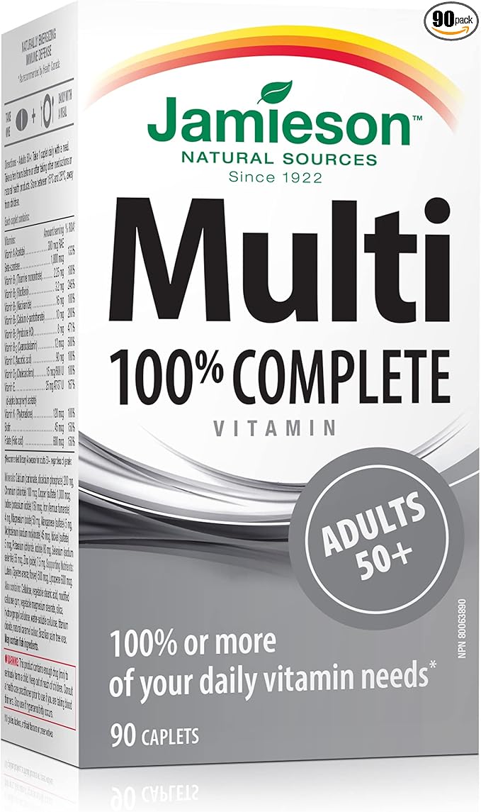 Jamieson Multi 100% Complete Vitamin - Adults 50+ - 90's