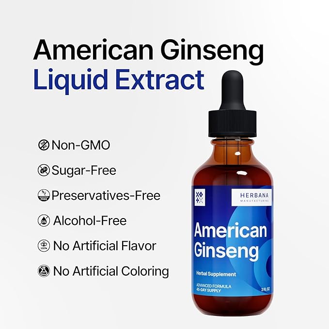 Yin American Ginseng Root 2 fl 45-Day Supply