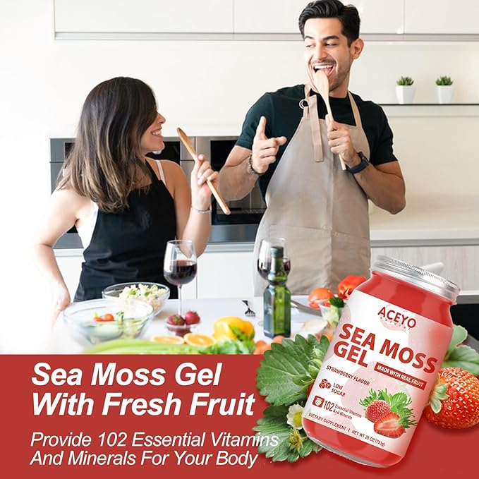 (28 OZ) Sea Moss Gel Organic 102 Vitamins