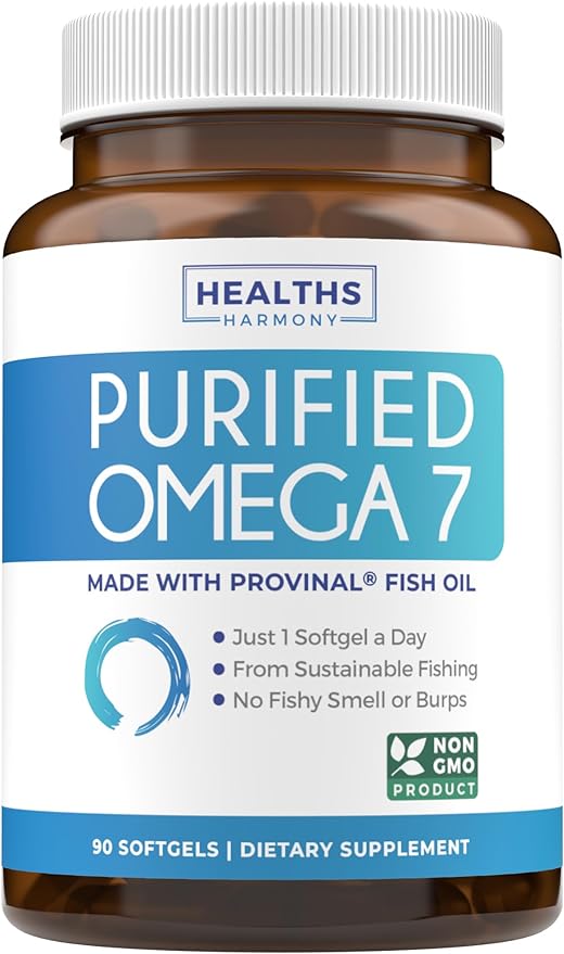 Purified Omega 7 Softgels (3 Month 7 & 90 Capsules