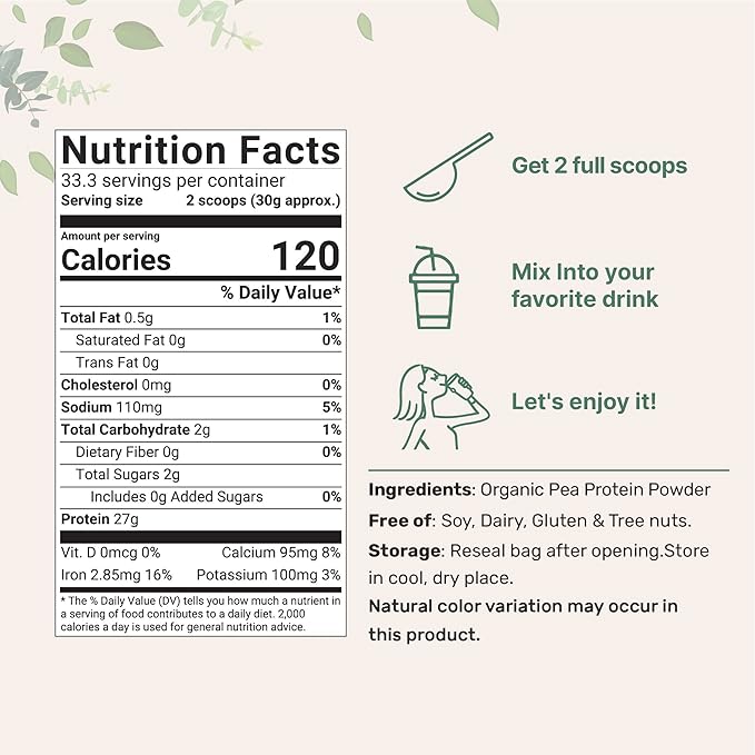 Micro Ingredients North America Grown, Organic 1KG (2.2 (2.2 Pounds)