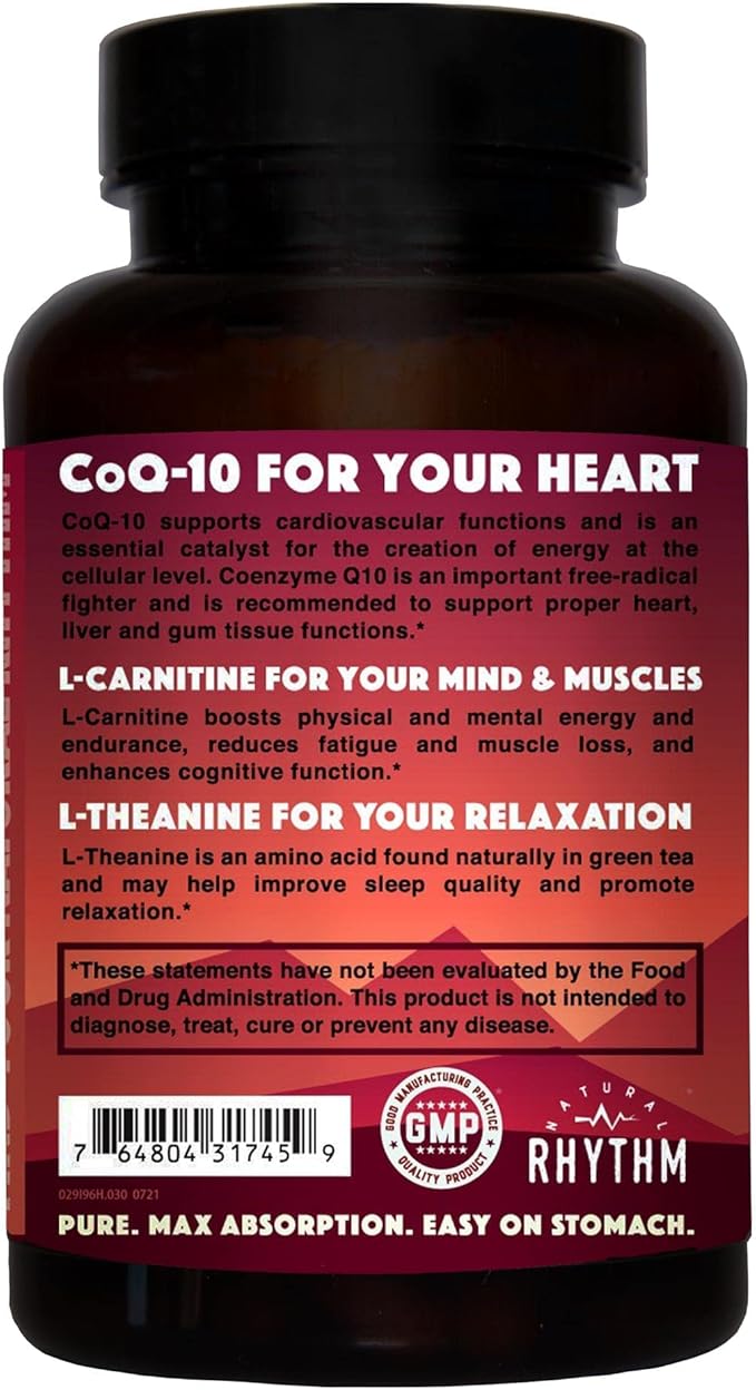 Natural Rhythm CoQ10-ZEN (Coenzyme Q10 + 30 Capsules