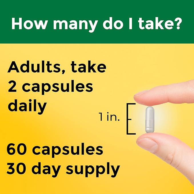 Nature Made Magnesium Complex with Vitamin D3 & 60 Capsules, 30 Day