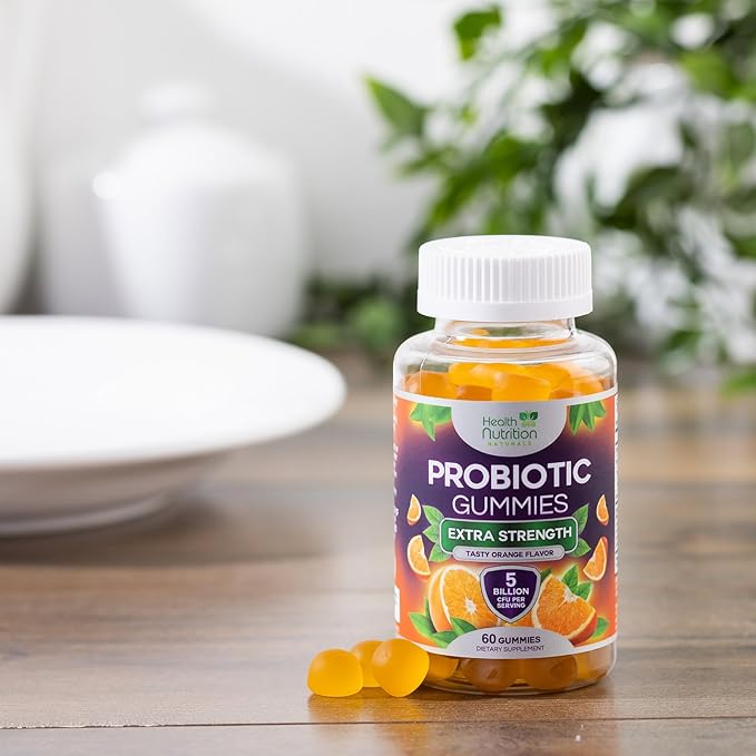 Daily Probiotic Gummies for Women & 5 Billion 60 Gummies