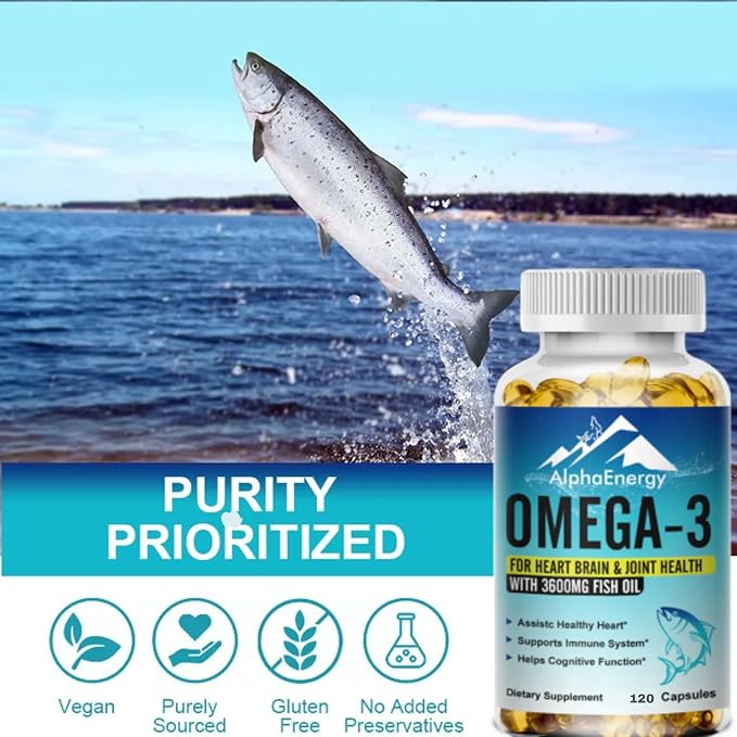 Omega-3 with Triple Strength 3600MG Fish