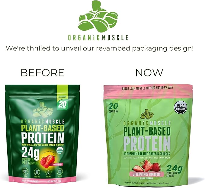 Organic Muscle Vegan Protein Powder