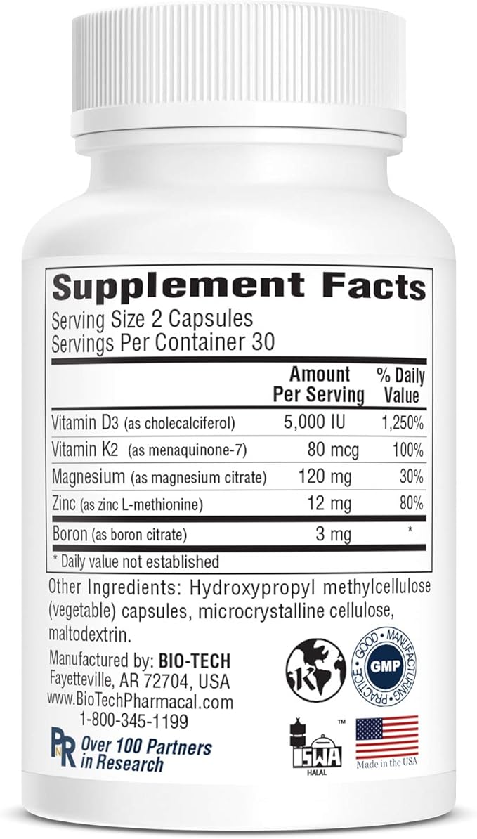 Bio-Tech Pharmacal D3 Plus (60 Count)