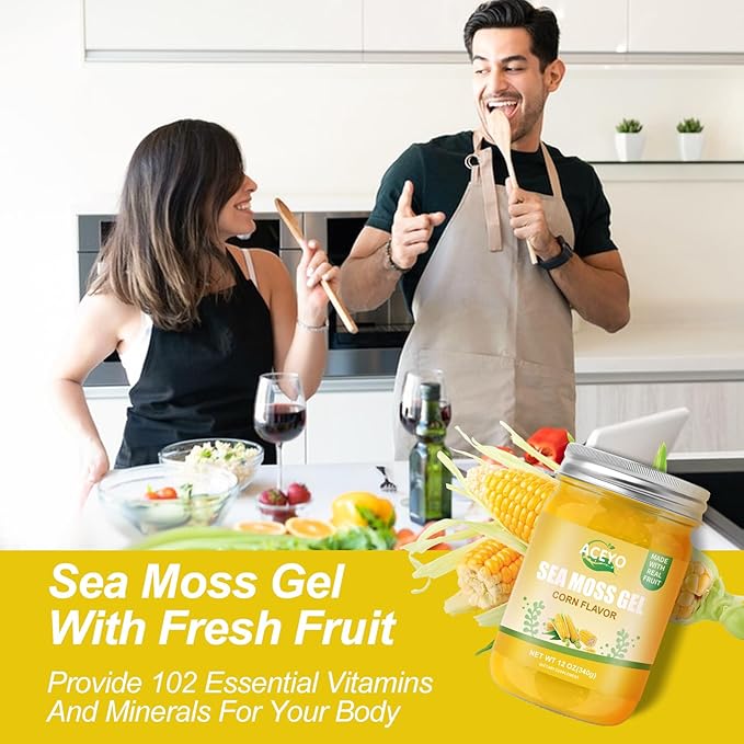 (12 OZ) Irish Sea Moss Gel 102 Vitamins