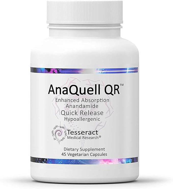 Tesseract Medical Research AnaQuell QR, Stress 45 V-Caps,