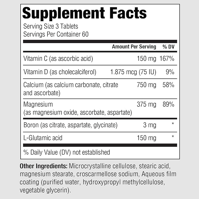 PureFormulas Calcium + Magnesium 180 Tablets