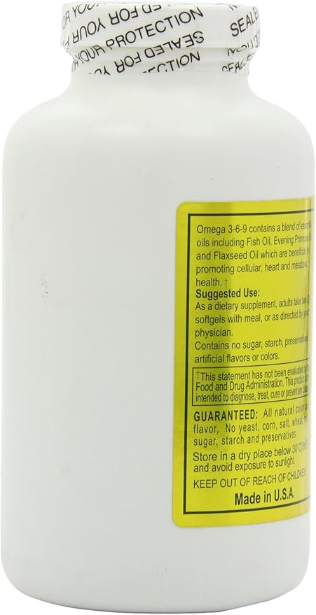 Golden Alaska Deep Sea Omega-3-6-9 Fish 1000mg 300 300 Softgels