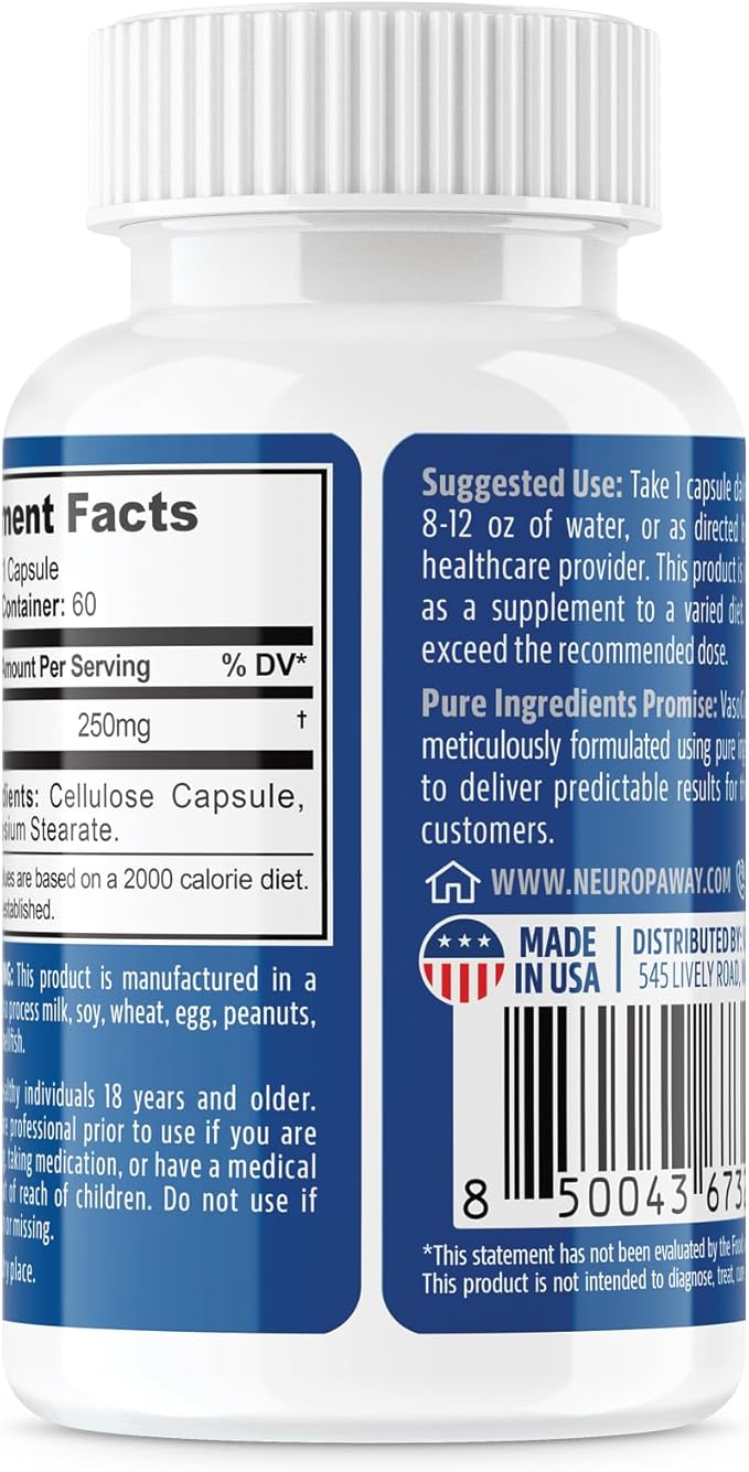 NeuropAWAY Elements Pterostilbene (60 250mg Acid 3pack