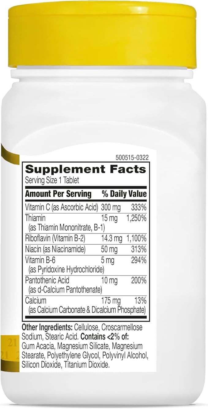 21st Century Healthcare, B Complex Plus 100 Count 1)
