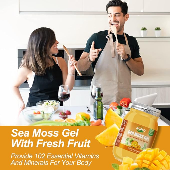 (18 OZ) Irish Sea Moss Gel 102 Vitamins
