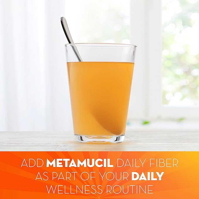 Metamucil Fiber, 4-in-1 Psyllium Fiber Supplement 72 Servings 1.9 Pound 1)
