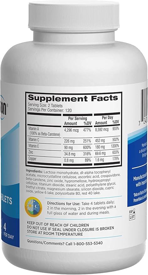 PreserVision AREDS Eye Vitamin & Mineral 240 Count 1) ,
