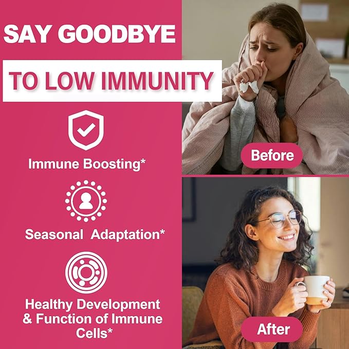 Multivitamin Gummies Daily Immunity Booster, Natural Herbal Elderberry, Echinacea, Turmericm, Vitamin A C, D3 5000IU, E, Zinc, Selenium, Magnesium Support Immune, Cellular Health & Bone Strong, 2 Pack