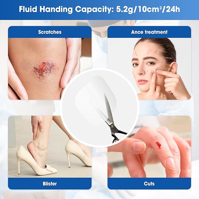 Hydrocolloid Bandages 2" x 2", 10