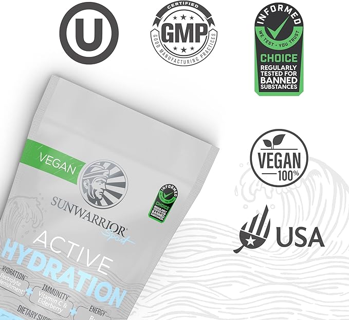 Sunwarrior Vegan Hydration Blend Electrolyes Supplement 30 Servings