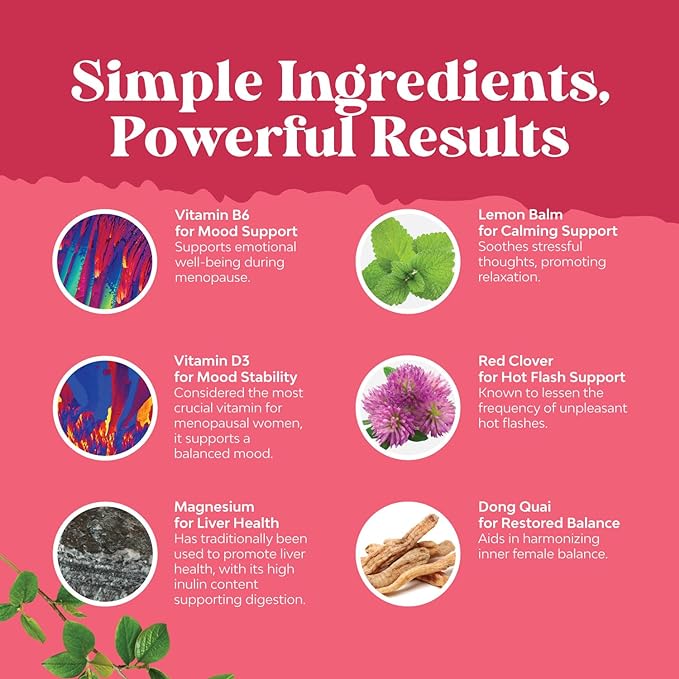 Complete Herbal Menopause Supplement for Women 60 Servings