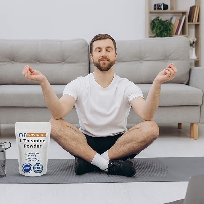 L-Theanine Powder 100% Pure, Non-GMO, Vegan, (25 Grams)