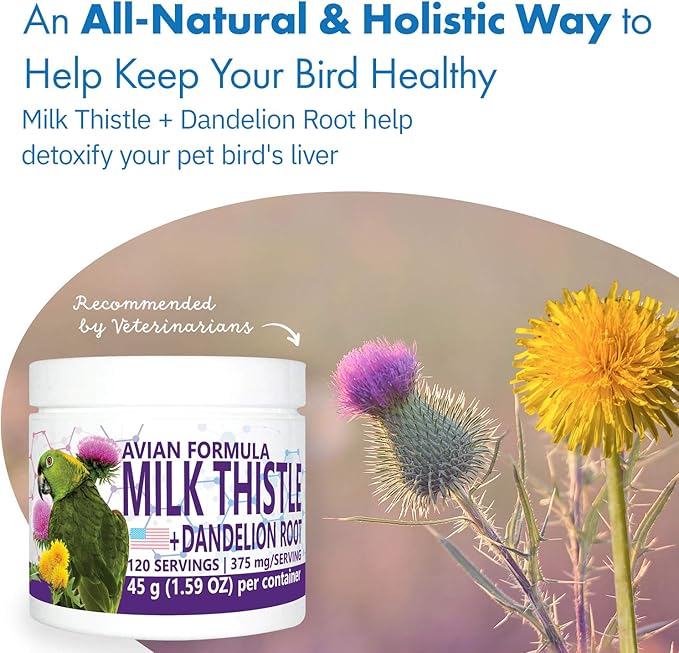 Avian Milk Thistle + Dandelion Root (120 Servings)