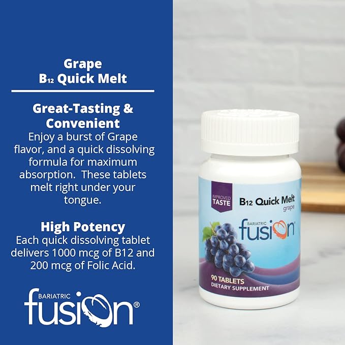 Bariatric Fusion Vitamin B12 Quick Melt 90 Count