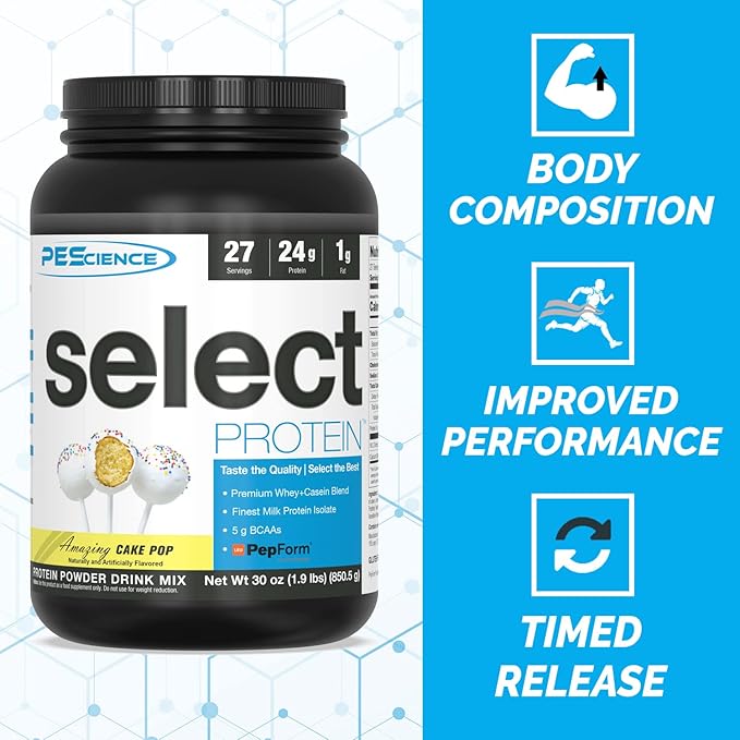 PEScience Select Low Carb Protein Powder, 27 Serving,