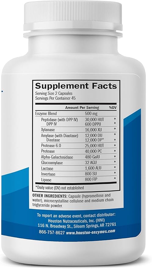 TriEnza | Broad-Spectrum Enzymes for Digestive (90 Capsules)