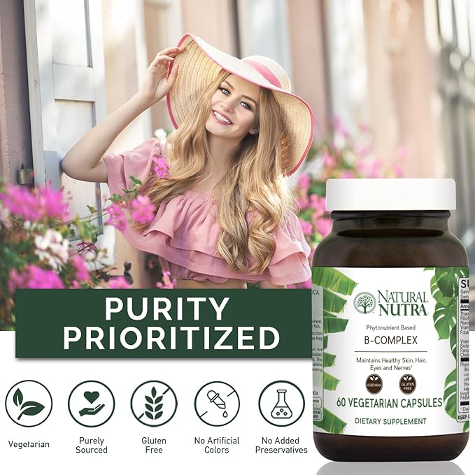 Natural Nutra Vitamin B Complex 60 Vegetarian