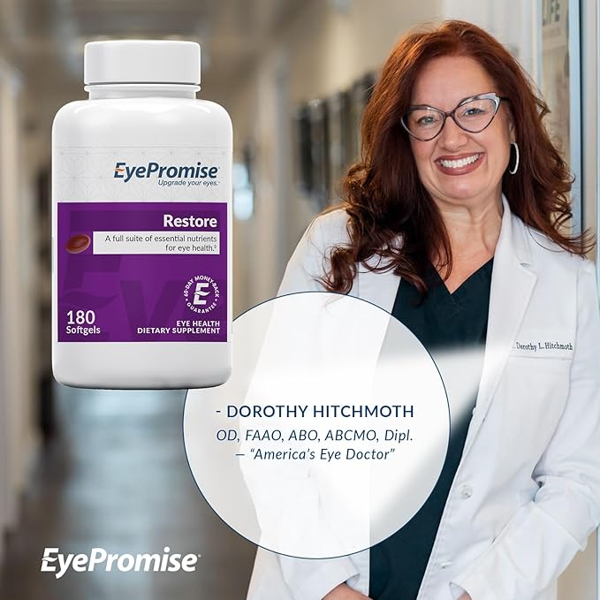 EyePromise Restore Supplement 180 Softgel Omega-3 Fish