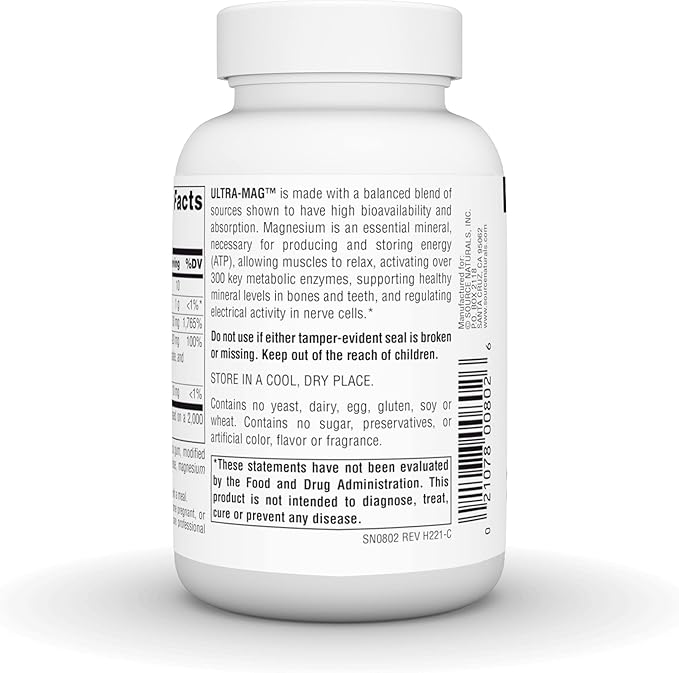 Source Naturals Ultra-Mag High-Efficiency Magnesium Complex 60 Tablets