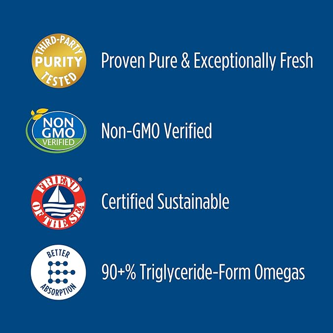 Nordic Naturals ProOmega 2000, Lemon Flavor 2150 mg Omega-3 - 60 Soft 30 Servings