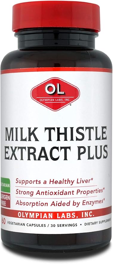 Olympian Lab Milk Thistle Extract Plus, 60-Count